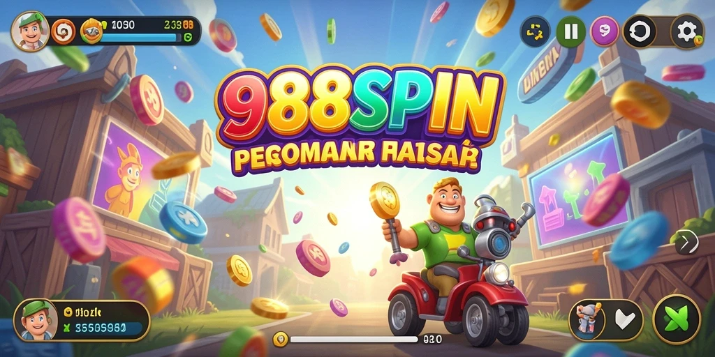 Tampilan gameplay 988SPIN yang menarik dan penuh aksi.