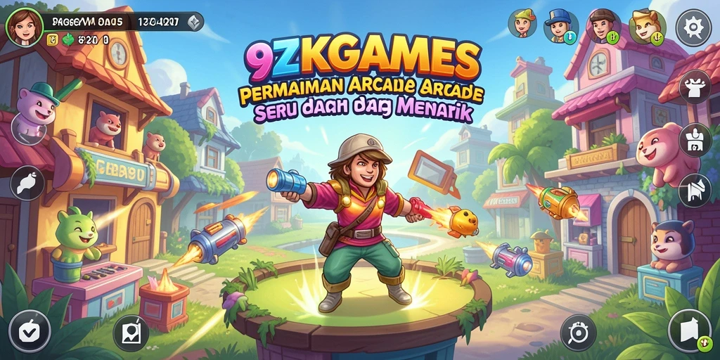 Tangkapan layar gameplay <strong>9ZKGAMES</strong> yang menunjukkan aksi seru dalam permainan arcade.
