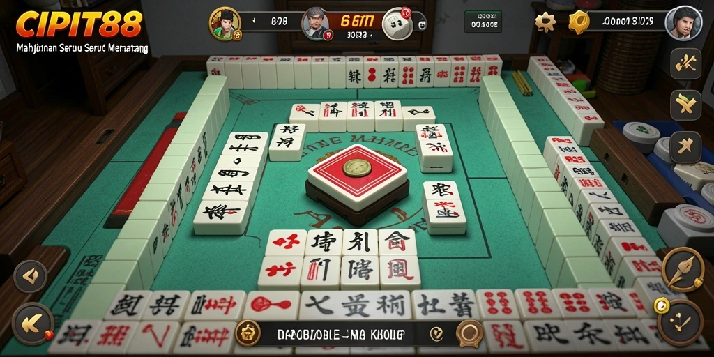 Tampilan gameplay Mahjong yang menarik di CIPIT88.