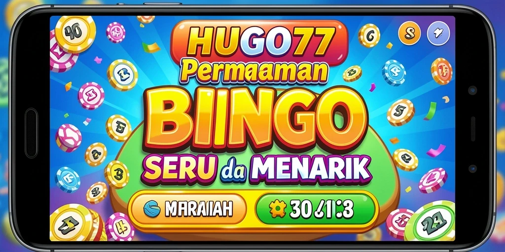 Screenshot HUGO77 menunjukkan gameplay Bingo yang mengasyikkan.
