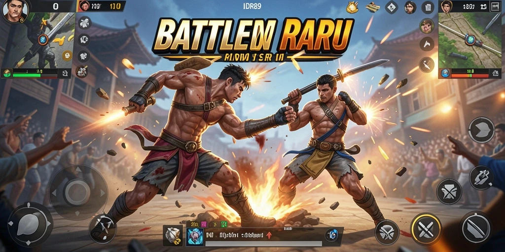 Gameplay Battle Royale yang seru dan mendebarkan di IDR89.