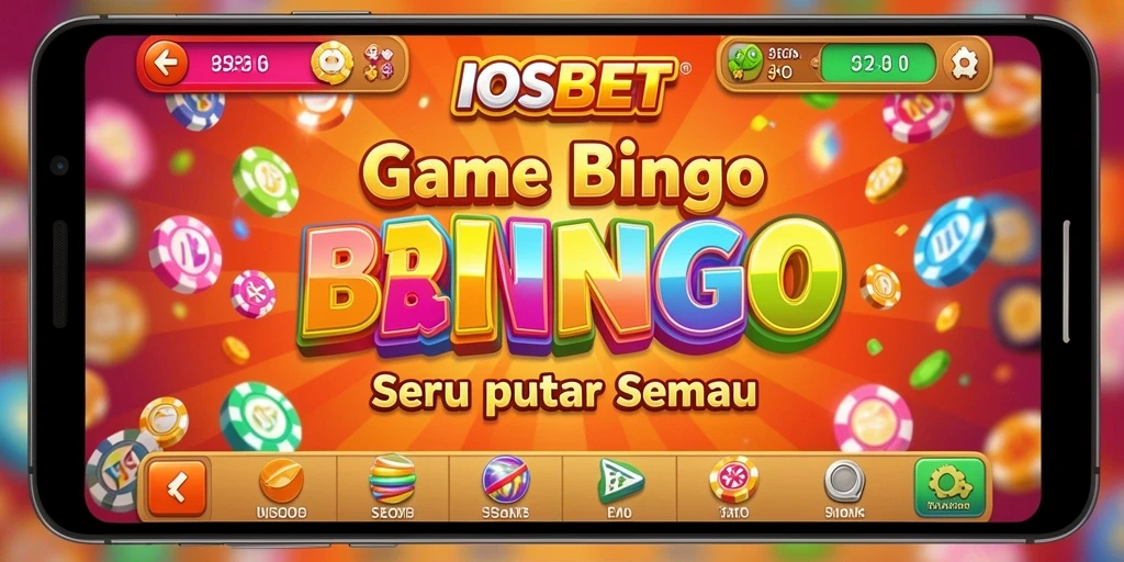 Tampilan gameplay Bingo yang seru dan interaktif di IOSBET.