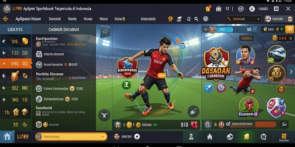 Screenshot LI789 menunjukkan antarmuka taruhan yang menarik dan interaktif.